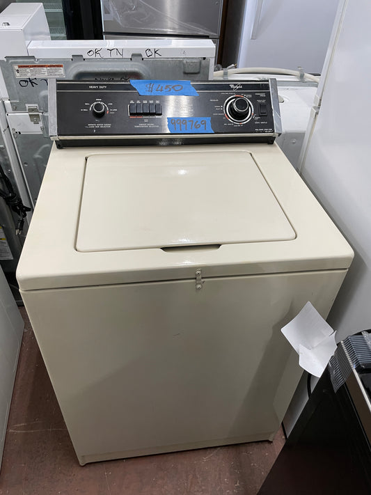 Whirlpool Top Load Washer In Off White A7800XSN2, 999769