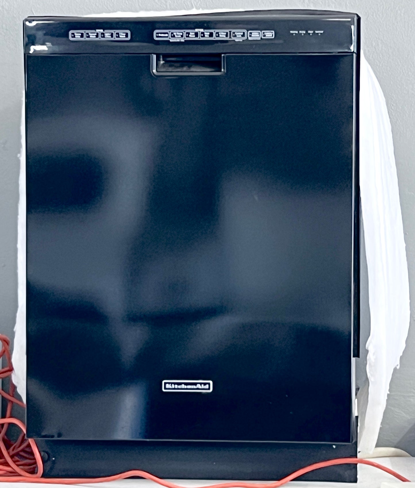 24 Inh Kitchenaid Black Built In Dishwasher , Front Panel Control Display , 444510