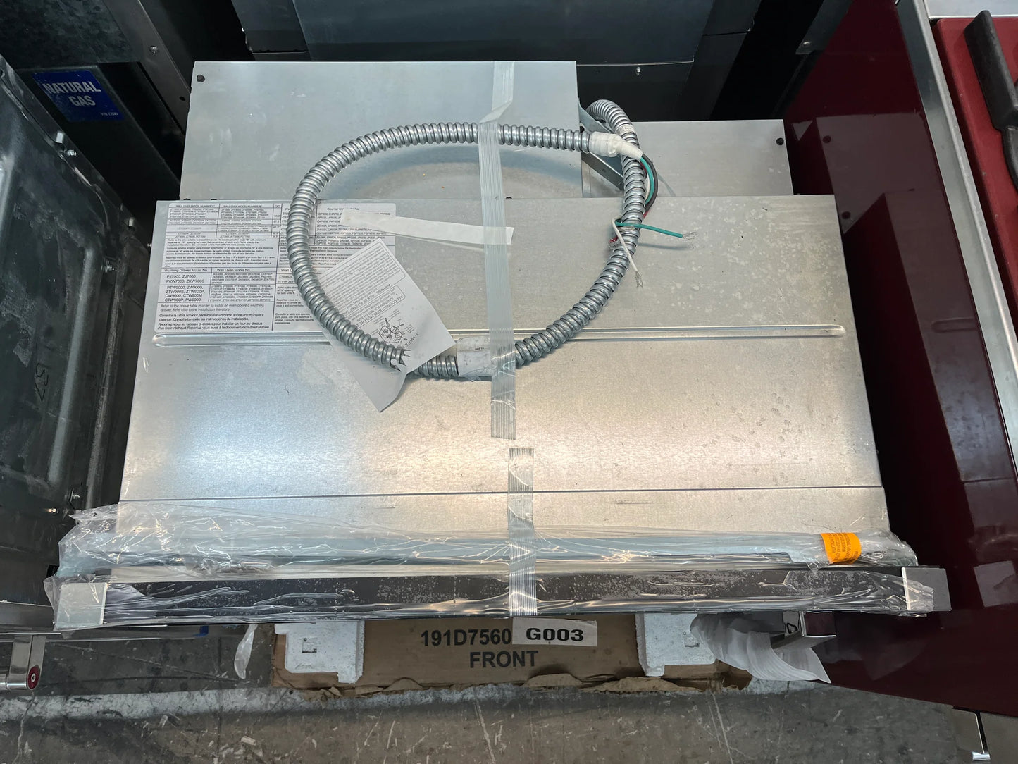 全新開盒不鏽鋼 GE 型材內建單電對流壁掛爐 30 吋 PTS700LSNSS 左手側平開門不鏽鋼,全新,氣炸鍋,全新開盒,369013