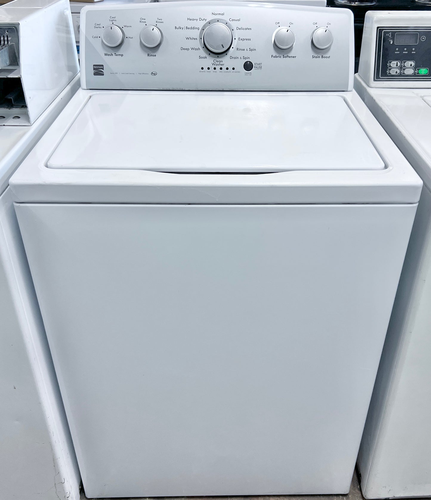27 Inch Kenmore Top Load HE Washer Machine , White , 110.25132411 , 373742