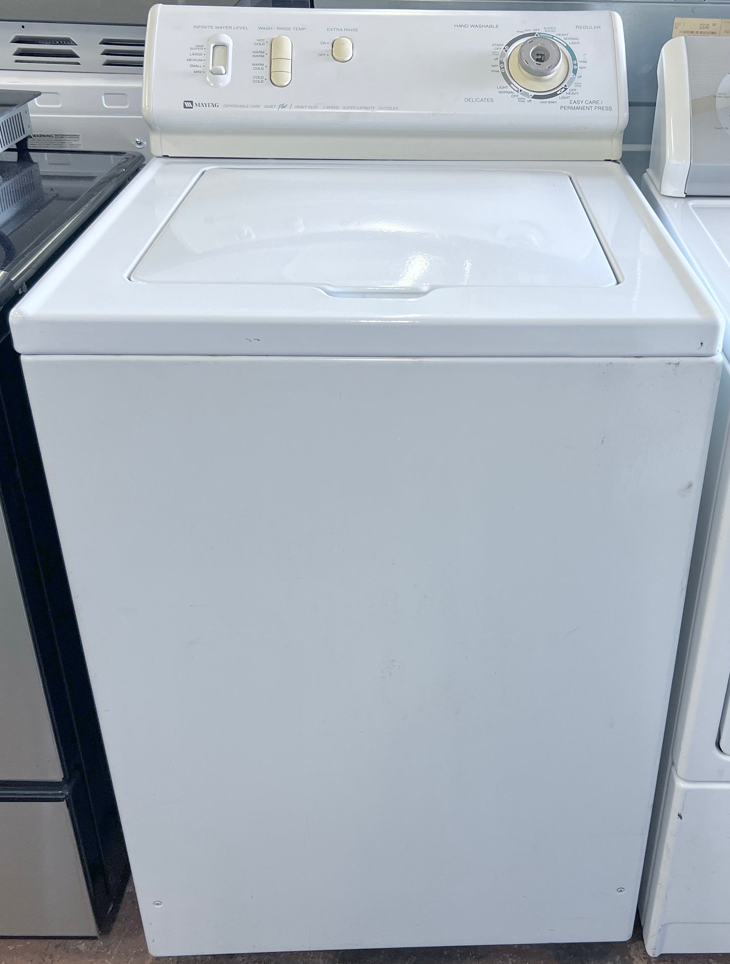 Maytag Heavy Duty Top Load Washer LAT8706AAE, White , 27 Inch 444432
