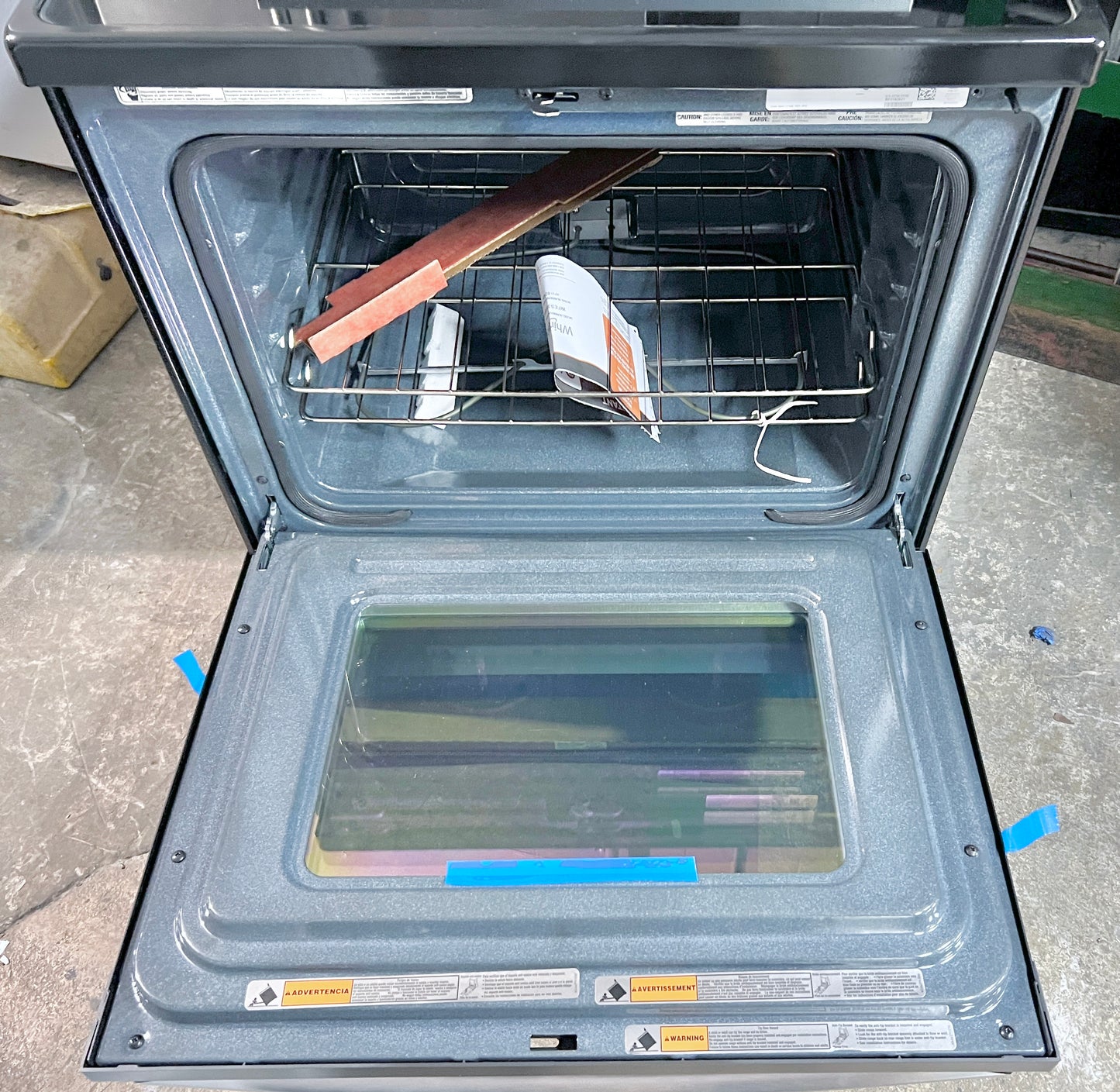 Whirlpool WFES3530RS Electric Range 4 Elements, 5.3 cu. ft. Oven, FlexHeat™ Dual Elements, Storage Drawer, No Preheat, Sabbath, Self Clean, Energy Star, Stainless Steel , 30 Inch , 373773