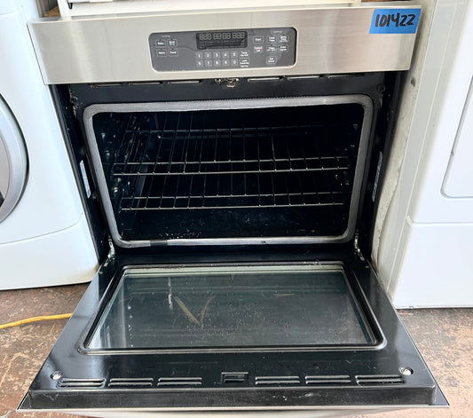 GE JT3000SFSS 30 Inch Single Electric Wall Oven 5.0 cu. ft. Oven, Hidden Bake, Delay Start, Proof Mode, GE Fits! Guarantee, Star-K ADA: Stainless Steel , 101422