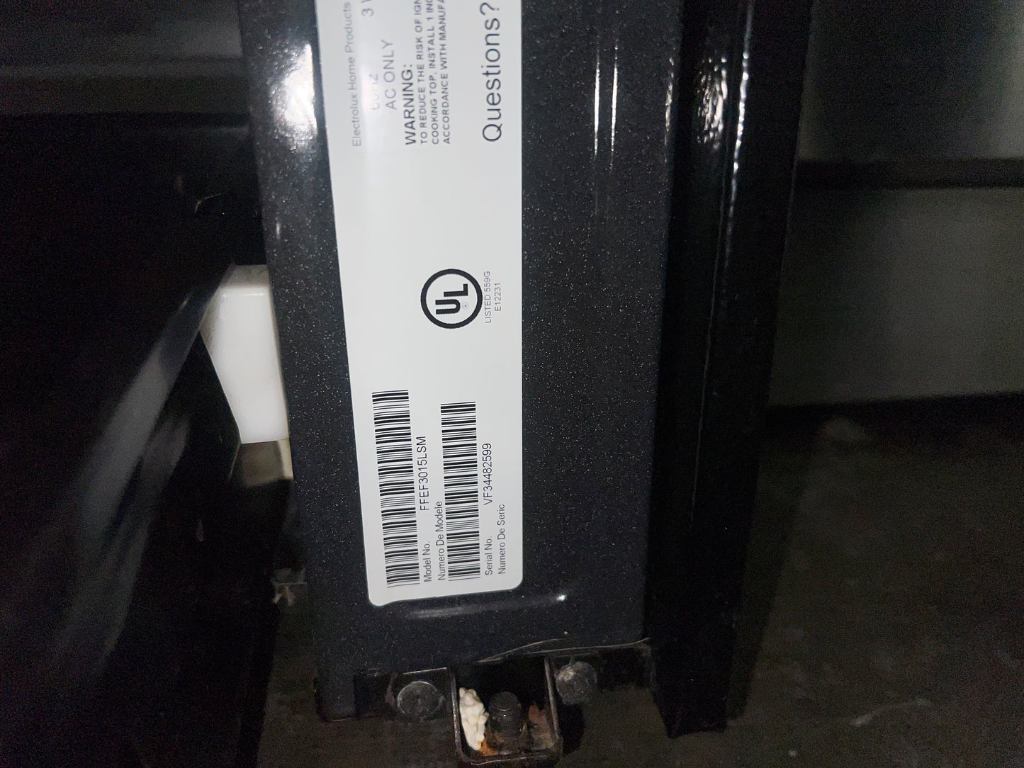 30 Frigidaire Electric Coil Burner Top Range In Black, FFEF3015LSM, 444286