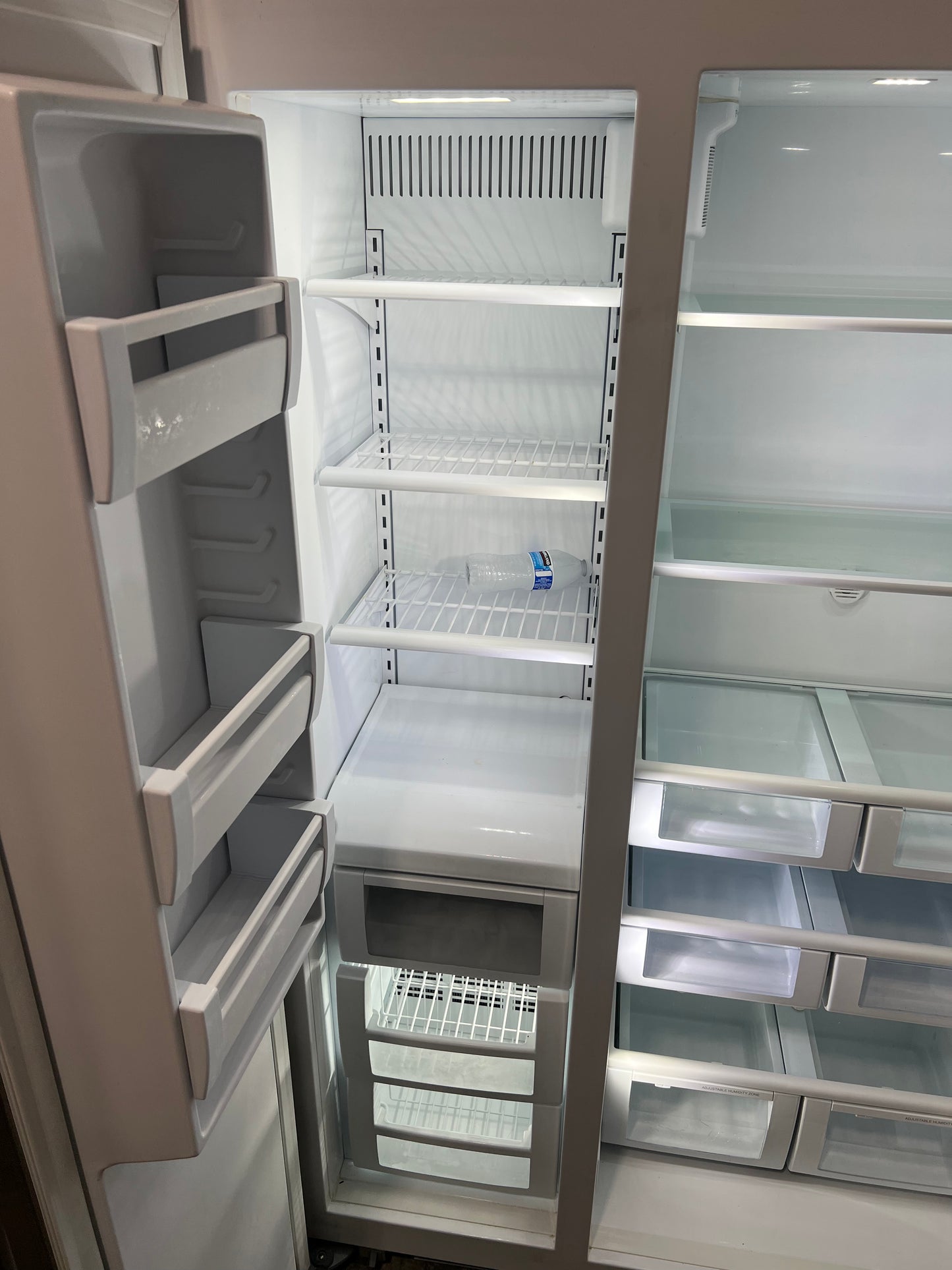 48" Viking Side By Side Built-In Refrigerator In Stainless Steel, Open Box, 444293