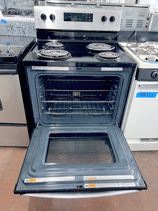 Whirlpool 30 Inch Electric 240V Range , 4 Coil Elements Stainless Steel 373821