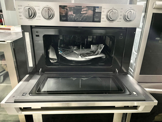 30 Inch Dacor Stainless Steel Microwave and Convection Wall Oven Combo , Speed Oven, 6.7 cu. ft. , Microwave Convection Speed Oven, Self Clean Oven Sabbath , Probe , Stainless Steel , DOC30T977DS , New Open Box 30 Inch 101216