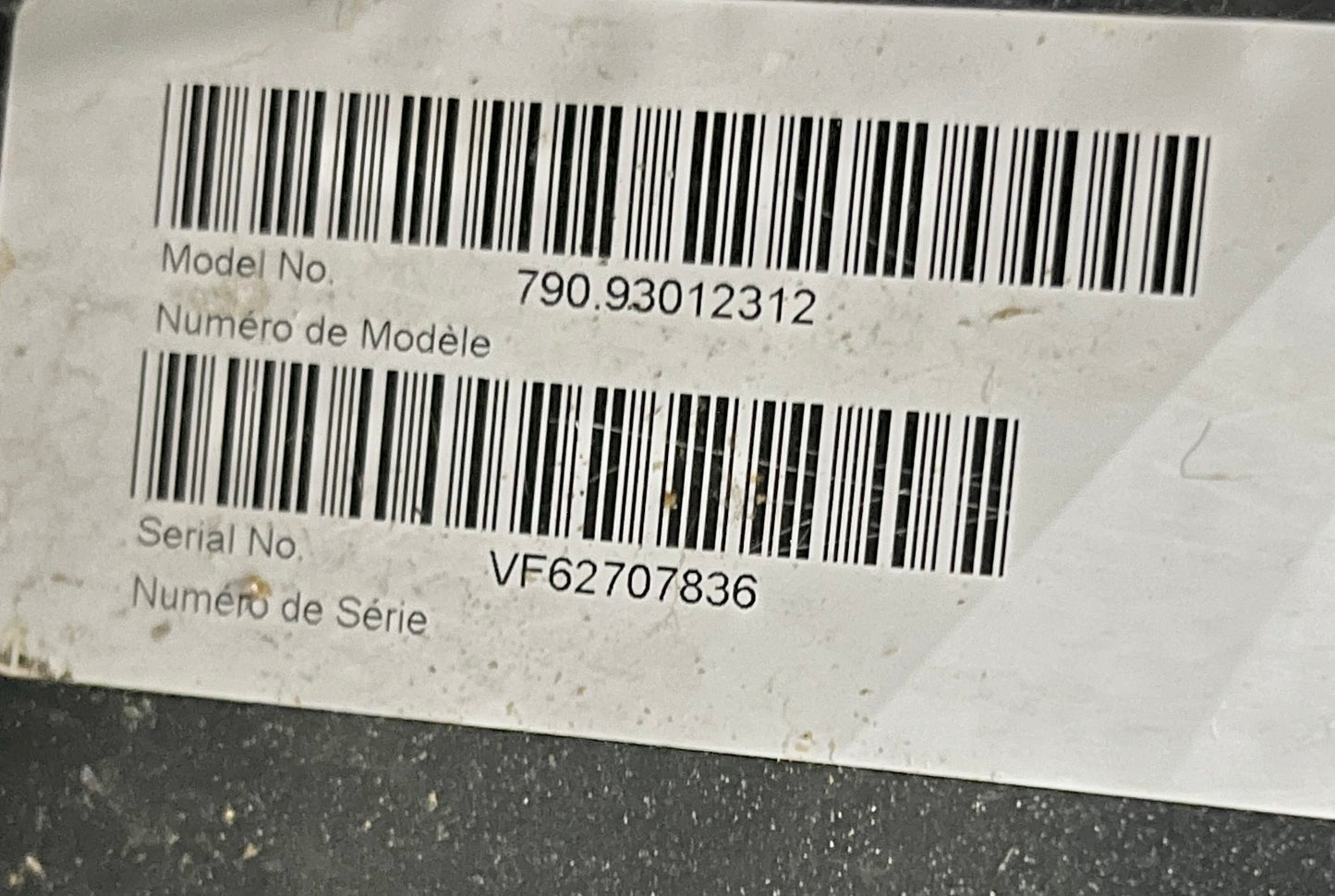 30 Inch Kenmore 4.9 Cu Ft Electric Freestanding Range Glasstop , 4 Burner, 790.93012312 , White , 101270