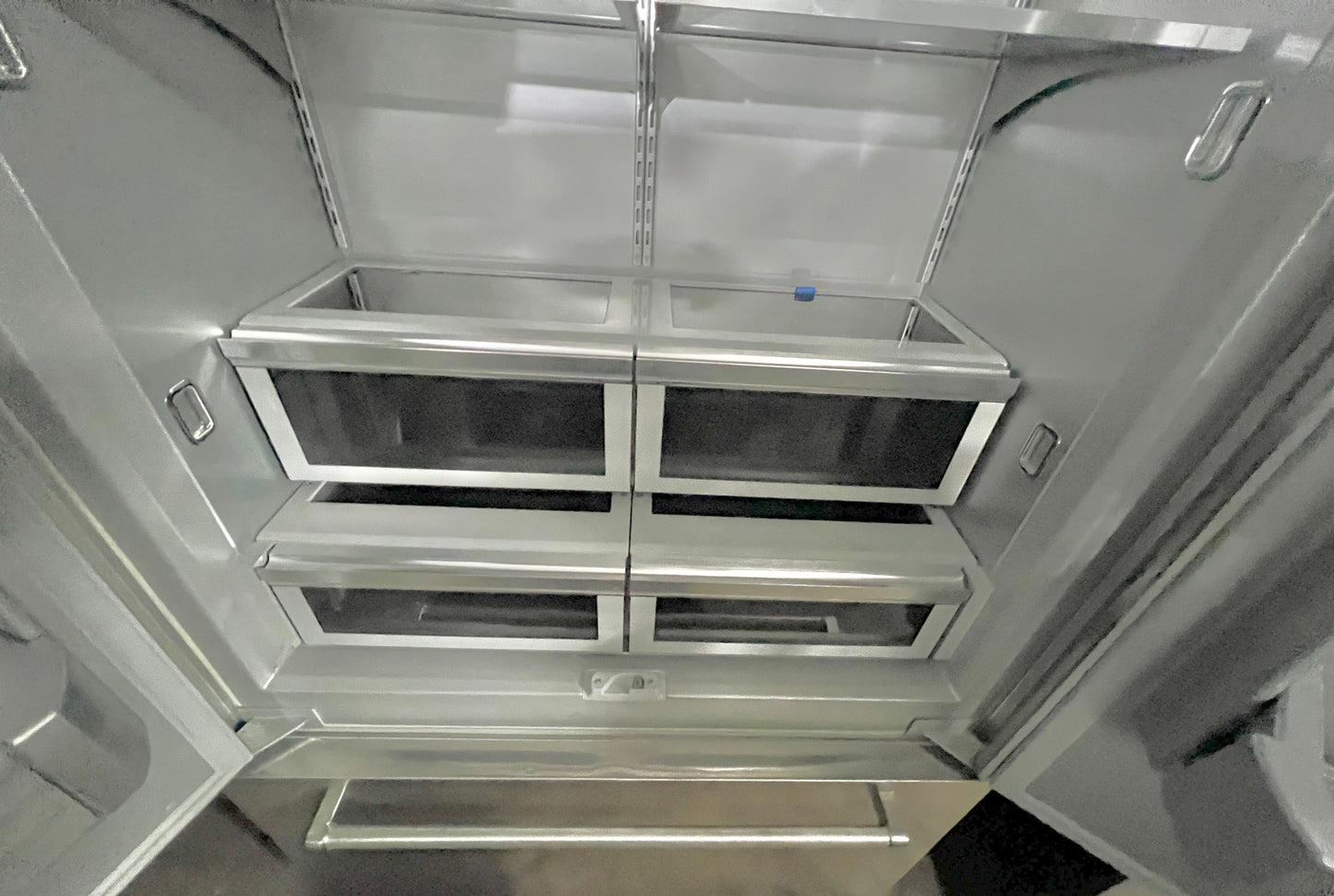 42 Inch Kitchenaid French Door Style Built in Refrigerator Stainless Steel Counter Depth 555005