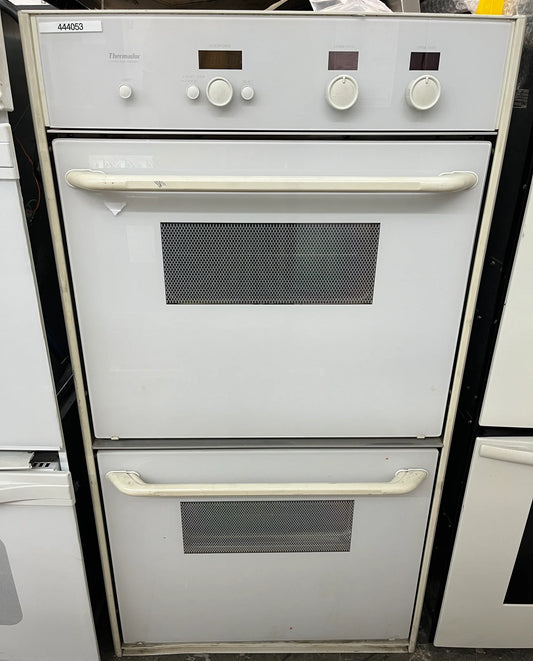 Thermador 27 inch Built-In Wall Mount Double Oven in White 444053