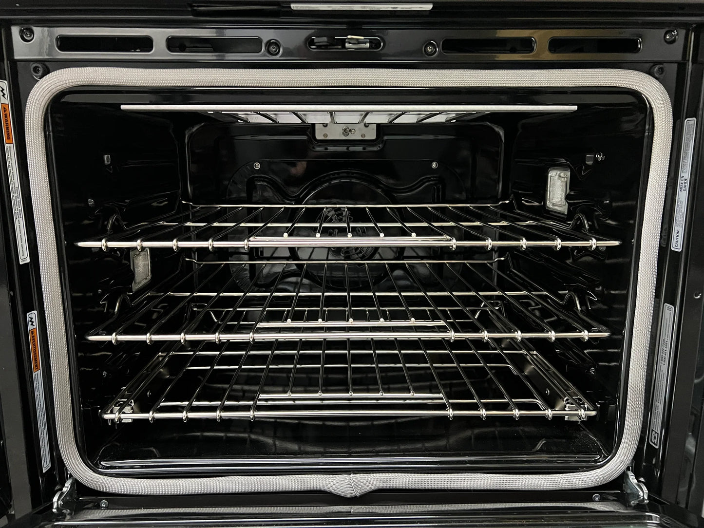 KitchenAid KOSE500EBS Single Convection Electric Wall Oven 5 cu. ft., Even-Heat True Convection Oven, Easy Convect Conversion System, Self Clean, New Open Box ADA Black Stainless Steel, Print Shield Finish , 30 Inch 369419