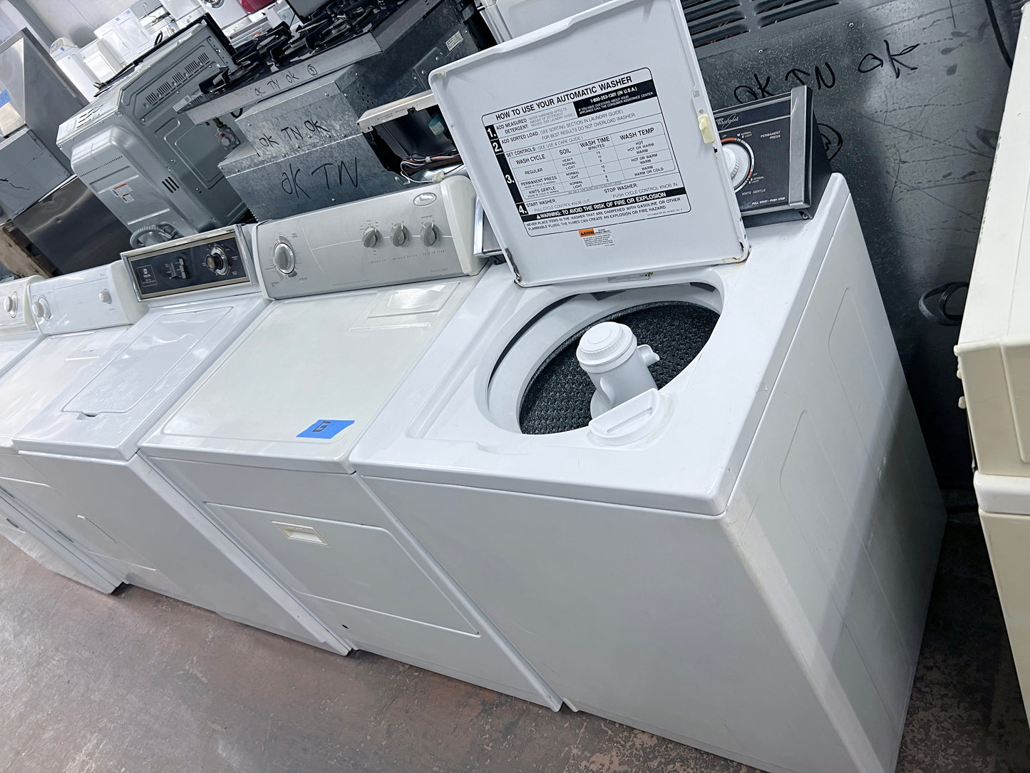 27 Inch Whirlpool Heavy Duty Top Load Washer Machine , White, LA5580XTW1, 101413