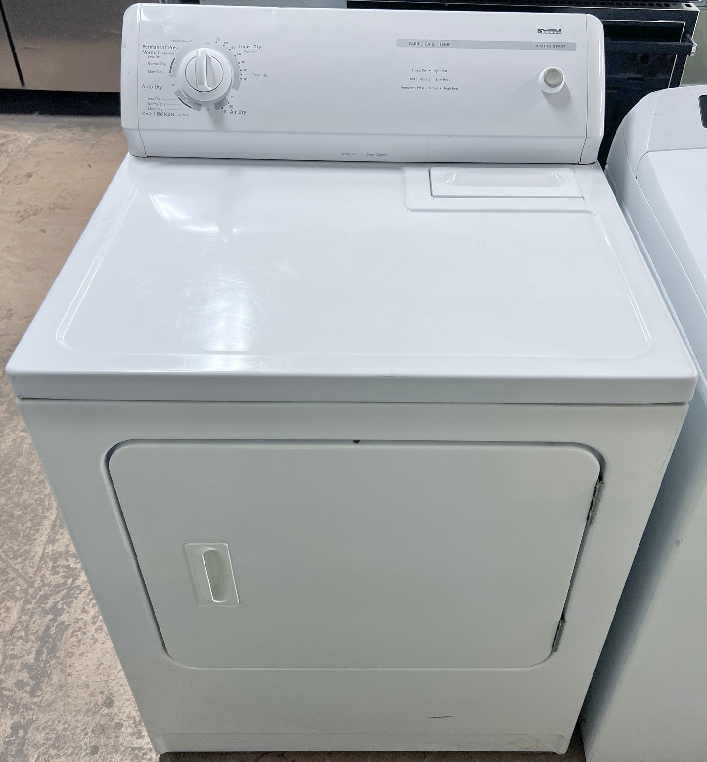 29 Inch Kenmore Front Load Electric Dryer , White , 110.66662501, 444403