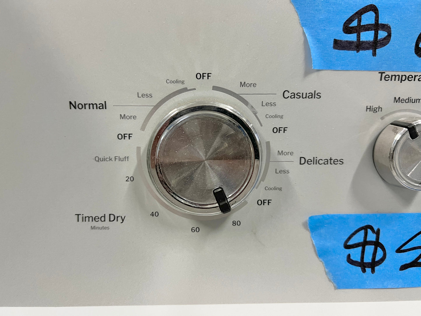 27 Inch GE GTD38EASWWS Electric Front Load Whire Dryer , Like New , 444248