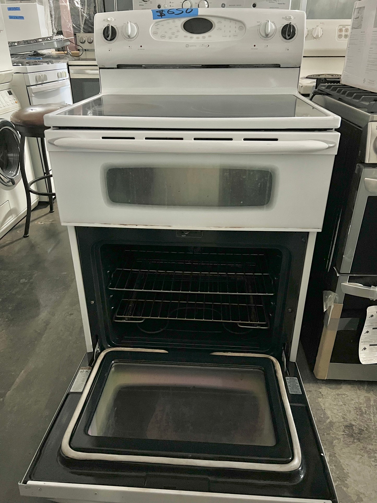 30 Inch Maytag Gemini Gas Range , 4 Burner , White , 444253