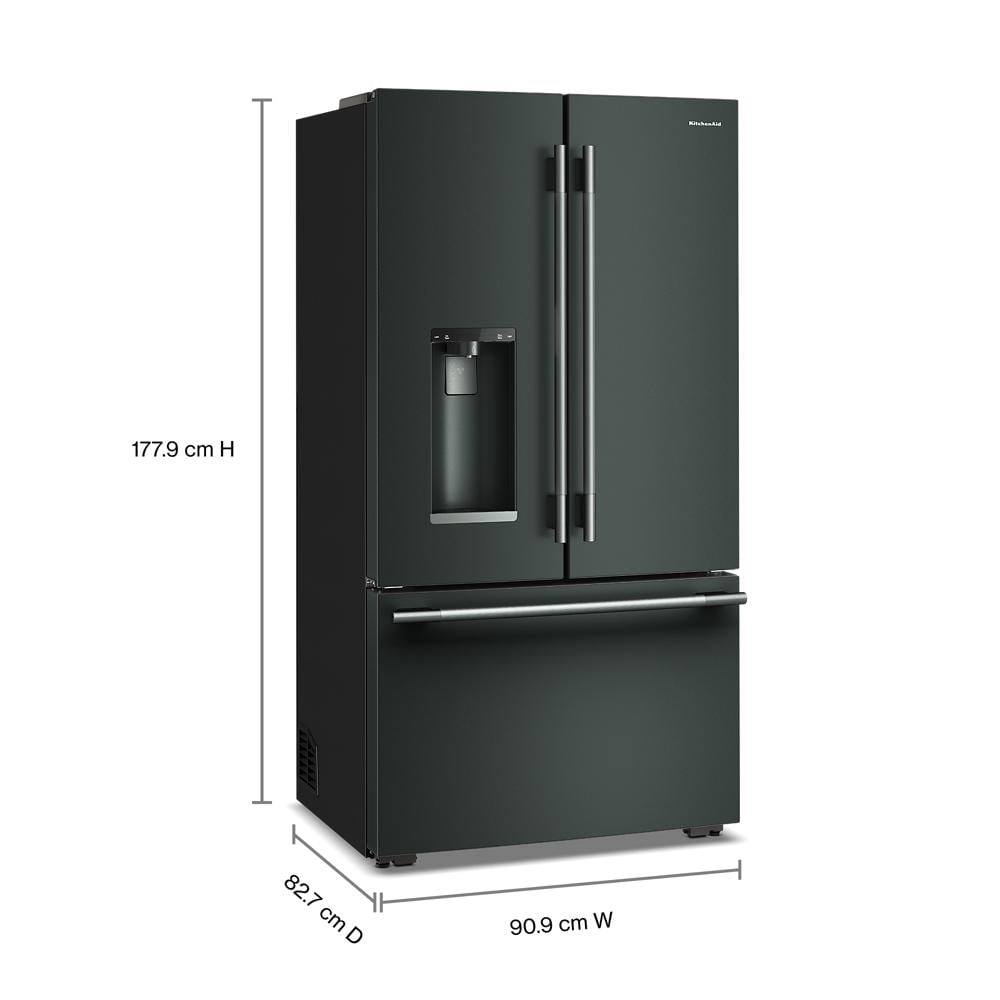 Kitchenaid KRFC636SJP Counter Depth French Door Refrigerator , Exterior Ice and Water Dispenser , 23 Cu Ft , Juniper , 333003