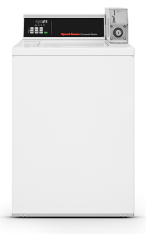 Speed Queen TV6000WN , SWNNC2SP116TW01 Washer Commercial Coin Operated Top Load , Coin Drop , White , 000100