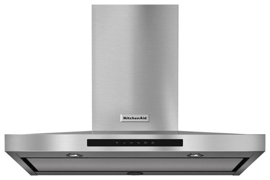 36 INCH KitchenAid KVWB606DSS Wall Mount Canopy Range Hood 585 CFM Optional Blower, 3 Speed , LED, Dishwasher Safe Baffle Filter, Stainless Steel , 888483