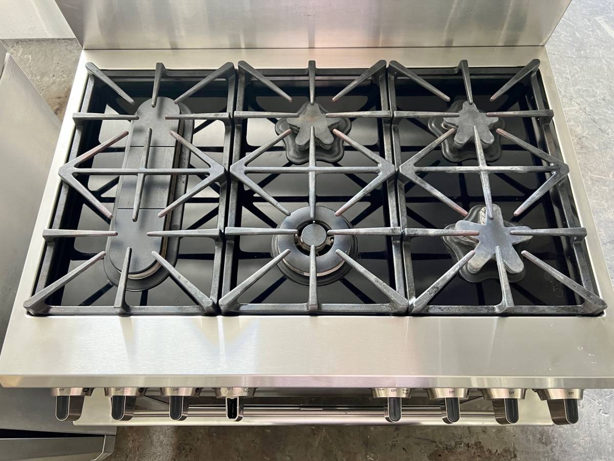 36 Inch Kenmore Pro Dual Fuel Gas Range , 6 Sealed Burners , Natural Gas , 220V 790.79623700  444270