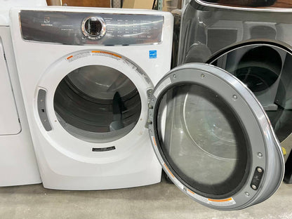 27 INCH Electrolux EFMG627UIW Gas Dryer 8.0 Cu. Ft. 9 Dryer Programs, Delay Start, ENERGY STAR, Island White * New Open Box * , 131305