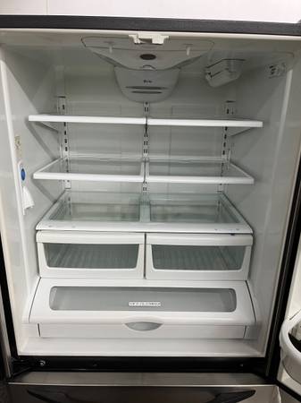 36 Inch Kenmore French Door Style 3-Door Refrigerator with Water Ice