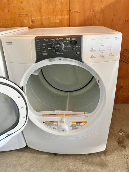 27 Inch Kenmore Elite Front Load Gas Dryer , White , 110.92822102 , 110V , 131302