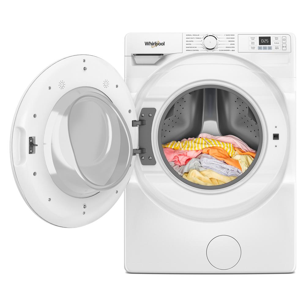 Whirlpool WFW4720RW Energy Star Washer Front Load 4.5 Cu Ft White 27 Inch , New , 999016