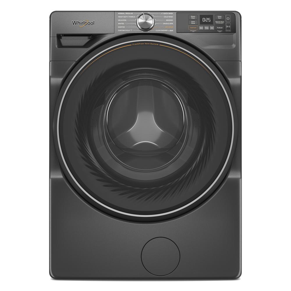 Whirlpool MFW5720RU 4.5 Cu Ft Smart Washer Front Load Volcano Black Energy Star 27 Inch New 999008