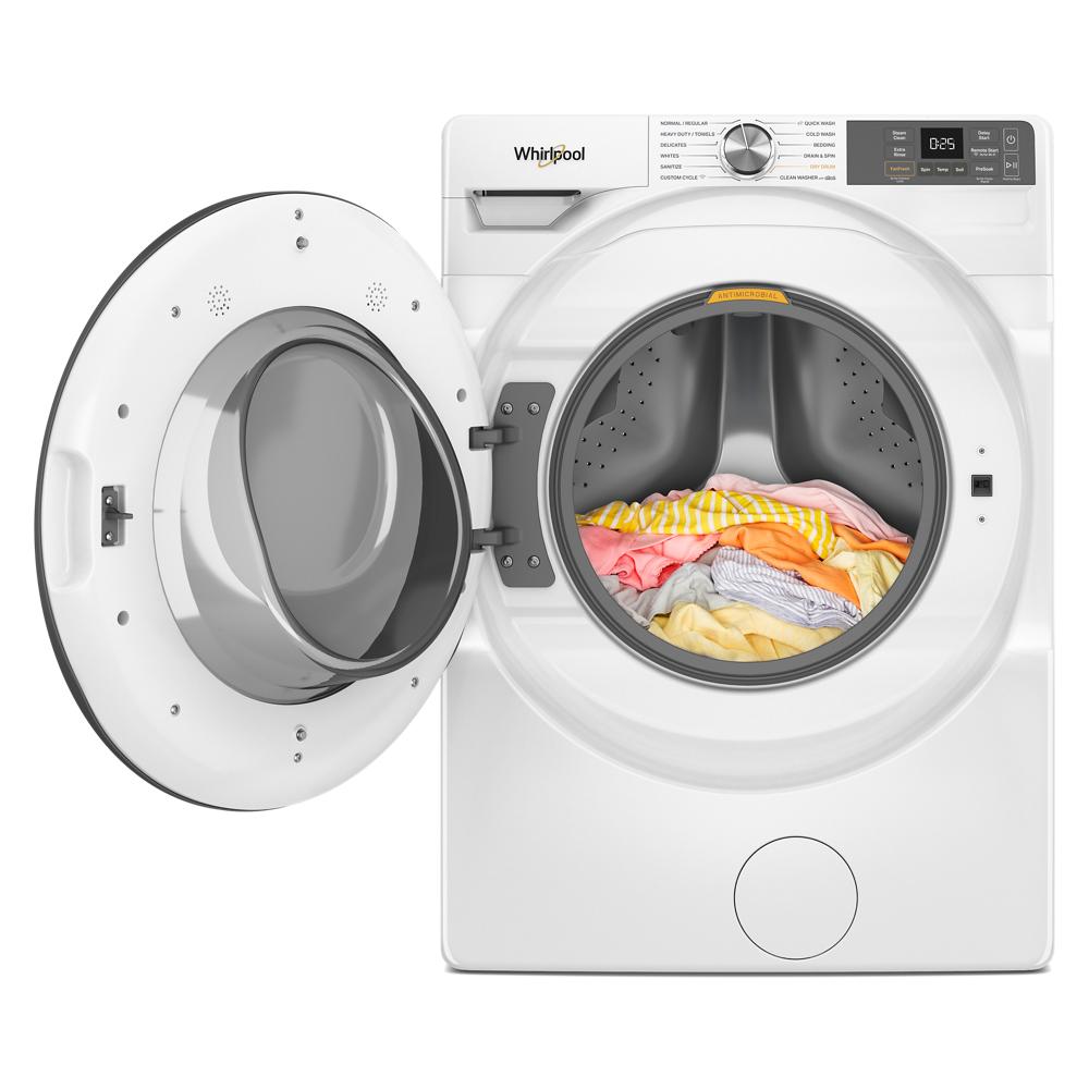 Whirlpool WFW5720RW 4.5 Cu Ft Smart Washer Energy Star Front Load White 27 Inch New  999013
