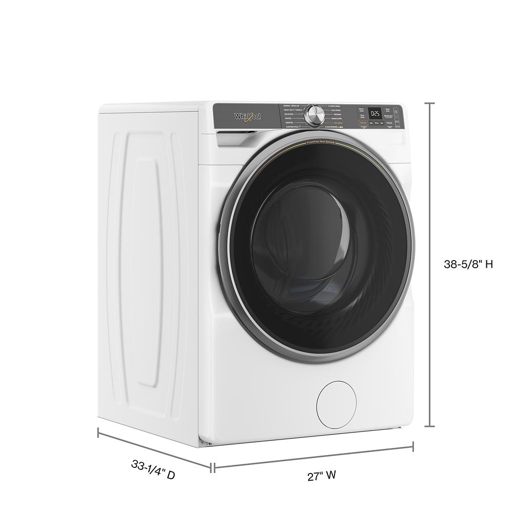 Whirlpool WFW6720RW Smart 5.0 Cu Ft Washer Front Load White Energy Star 27 Inch New 999009
