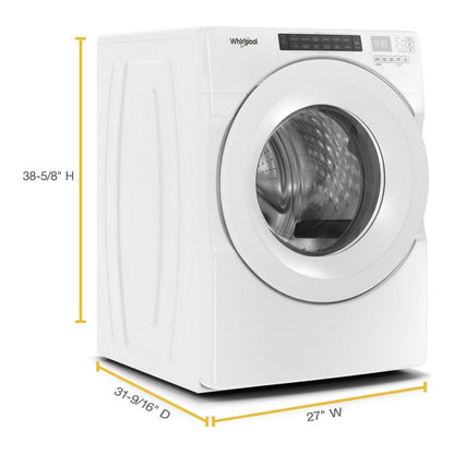 Whirlpool WFW560CHW 4.3 Cu Ft Smart Washer Closet Depth Front Load White 27 Inch Energy Star , 999010
