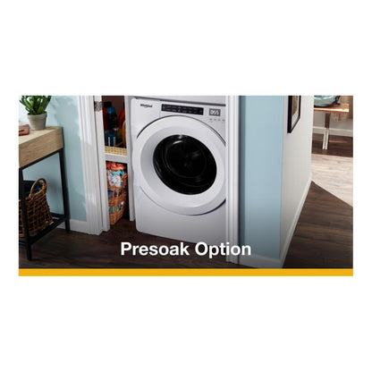 Whirlpool WFW560CHW 4.3 Cu Ft Smart Washer Closet Depth Front Load White 27 Inch Energy Star , 999010