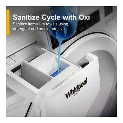 Whirlpool WFW560CHW 4.3 Cu Ft Smart Washer Closet Depth Front Load White 27 Inch Energy Star , 999010