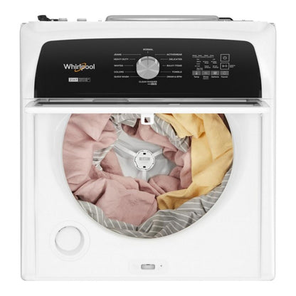 Whirlpool WTW5057LW  Top Load Washer Machine , HE Agitator , Removable Agitator , White , 28 Inch , New , 999020