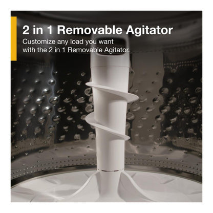 Whirlpool WTW5057LW  Top Load Washer Machine , HE Agitator , Removable Agitator , White , 28 Inch , New , 999020