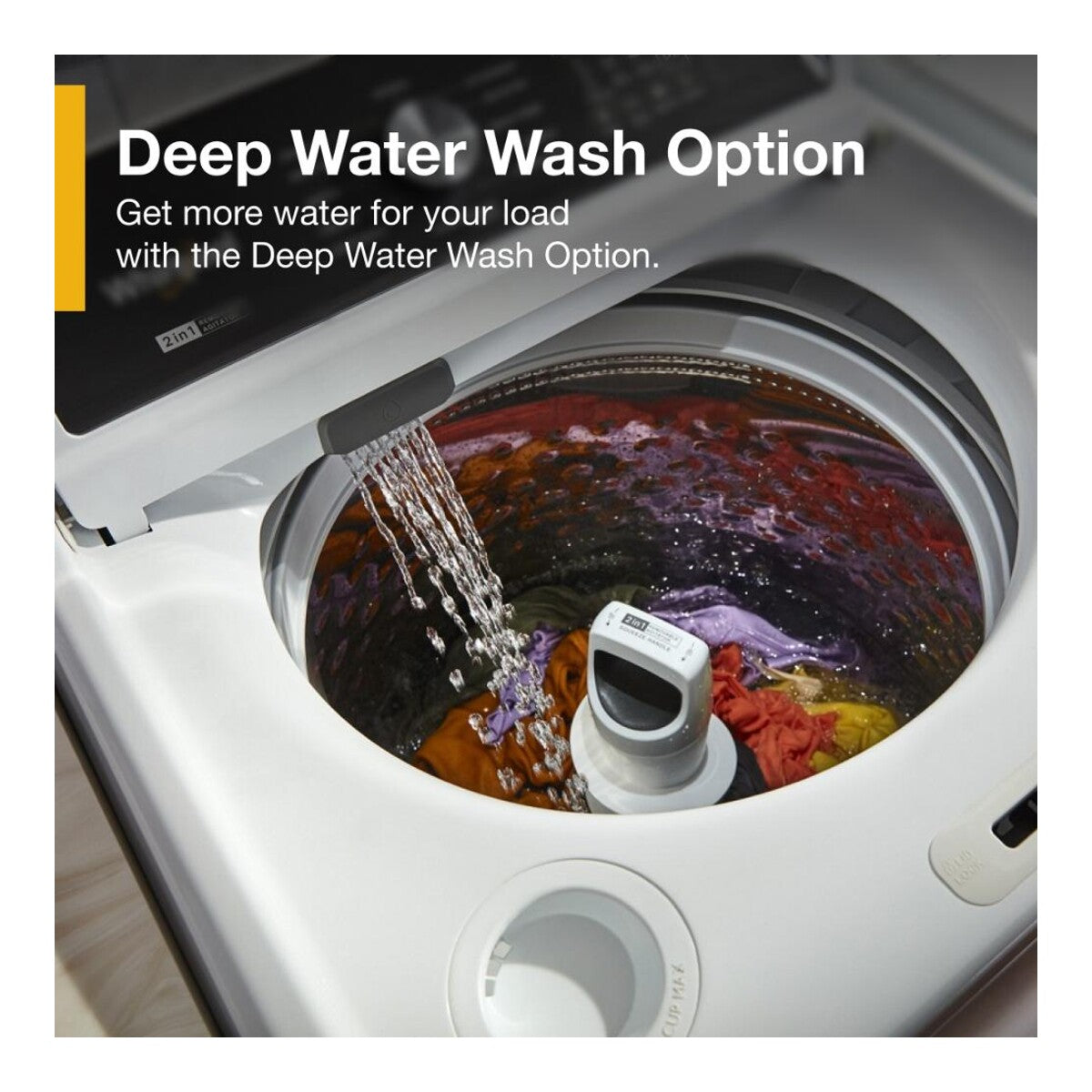 Whirlpool WTW5057LW  Top Load Washer Machine , HE Agitator , Removable Agitator , White , 28 Inch , New , 999020
