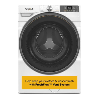 Whirlpool WFW5720RW 4.5 Cu Ft Smart Washer Energy Star Front Load White 27 Inch New  999013