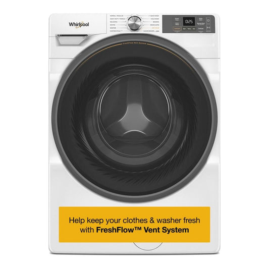 Whirlpool WFW5720RW 4.5 Cu Ft Smart Washer Energy Star Front Load White 27 Inch New  999013