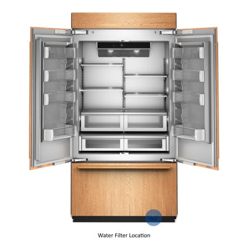 KBFN542TPA Kitchenaid French Door Style Built In Refrigerator with Platinum Interior , Panel Ready Doors , Bottom Freezer Mount Refrigerator 42 Inch 013014