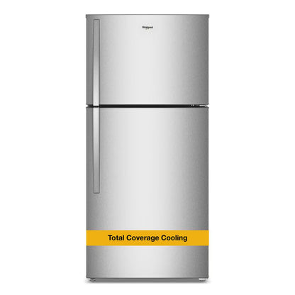 Whirlpool WRTX7419SZ Refrigerator , Top Freezer 19 CU Ft , Energy Star , Fingerprint Resistant Stainless Steel  30 Inch , 111013