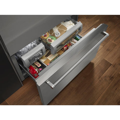 KBBL306ESS Kitchenaid Bottom Mount Built In Refrigerator with Platinum Interior , Ice Maker , Stainless Steel , Bottom Freezer Pull Out Drawer , 36 Inch 013007