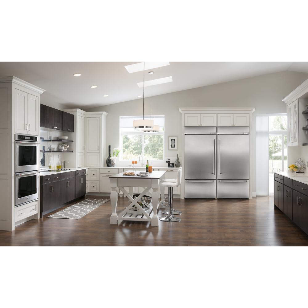 KBBL306ESS Kitchenaid Bottom Mount Built In Refrigerator with Platinum Interior , Ice Maker , Stainless Steel , Bottom Freezer Pull Out Drawer , 36 Inch 013007