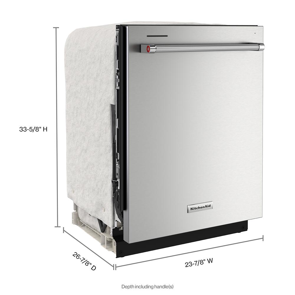 Kitchenaid KDTM405PPS Built In Dishwasher , Stainless Steel , 3rd Rack , 24 Inch , 222002