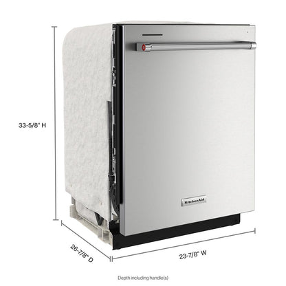 Kitchenaid KDTM405PPS Built In Dishwasher , Stainless Steel , 3rd Rack , 24 Inch , 222002