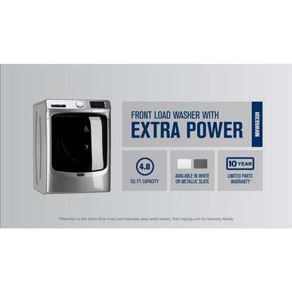 Maytag MHW6630HC 4.8 Cu Ft Smart Washer Metallic Slate Energy Star 27 Inch New 999015