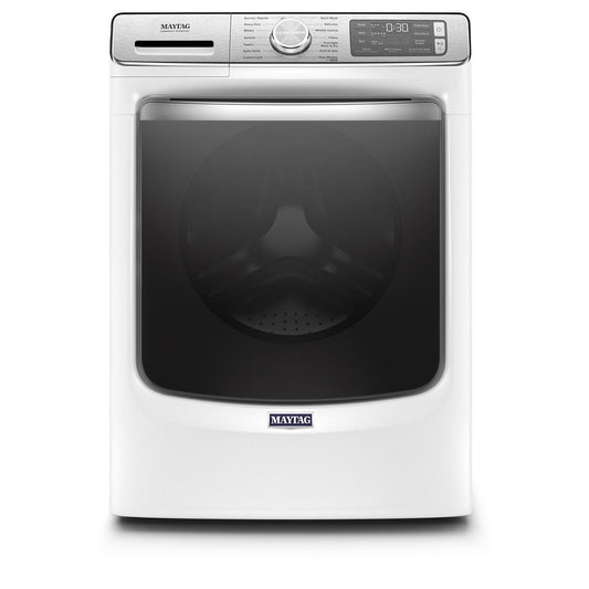 Maytag MHW8630HW 5.0 CU Ft Smart Steam Washer , Front Load , White , Sanitize Cycle , Energy Star 27 Inch New 999003