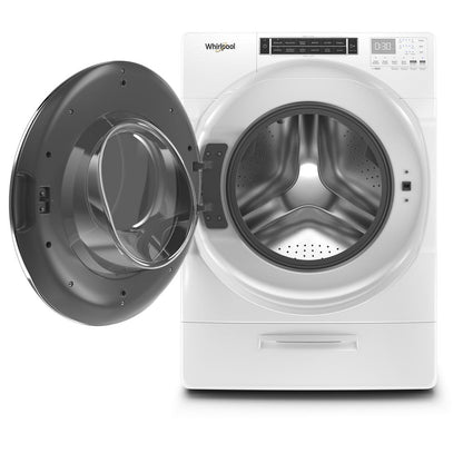 WFW8620HW Whirlpool Front Load Washer Load & Go XL Dispenser with 5.0 Cu Ft Capacity in White 27 Inch 014001