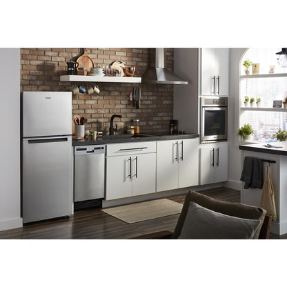 24 Inch Whirlpool Top Freezer Refrigerator WRT112CZJZ  Stainless Steel 111018