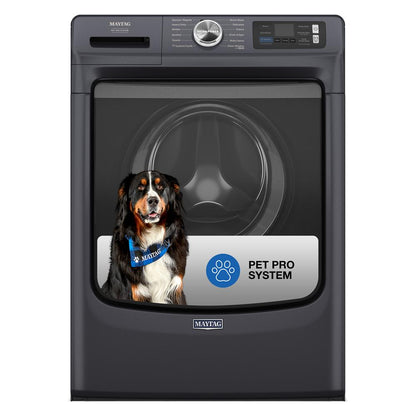 Maytag MFW7020RF Smart 5.0 Cu Ft Pet Pro Washer Front Load Midnight Steel Energy Star 27 Inch , New , 9990006