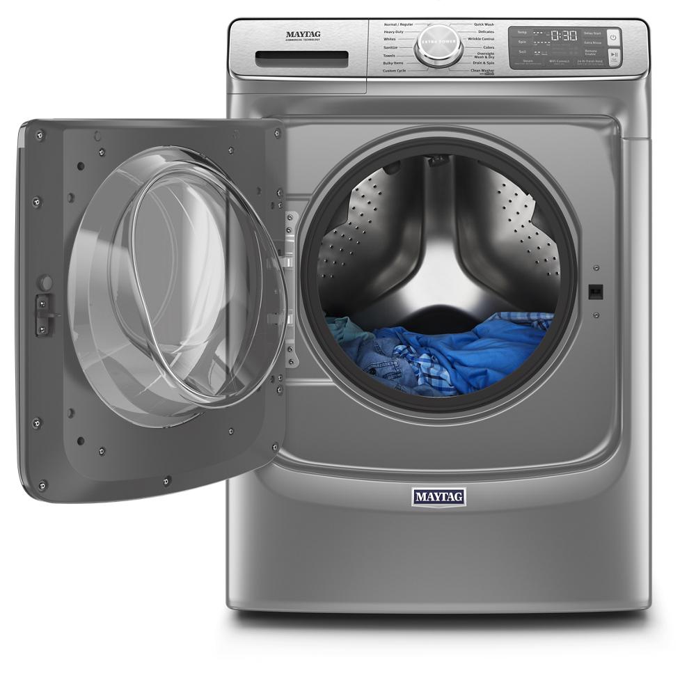 Maytag MHW8630HC Smart 5.0 CU Ft Washer Front Load  Metallic Slate , Energy Star , 27 Inch , New 999002